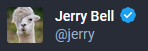 @jerry account with verified emoji